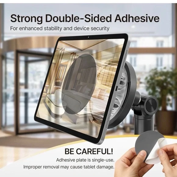 monTEK Anti-theft Tablet Stand Compatible With Apple Samsung 7”-15” Size Tablets - Picture 4 of 7